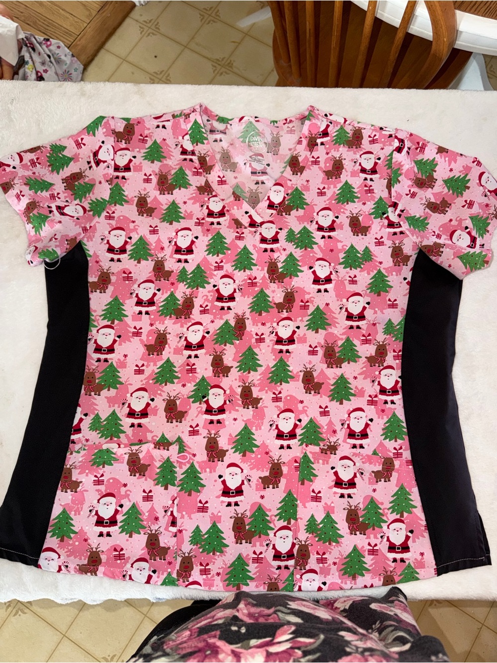 Holiday scrub tops - Picture 2 of 2